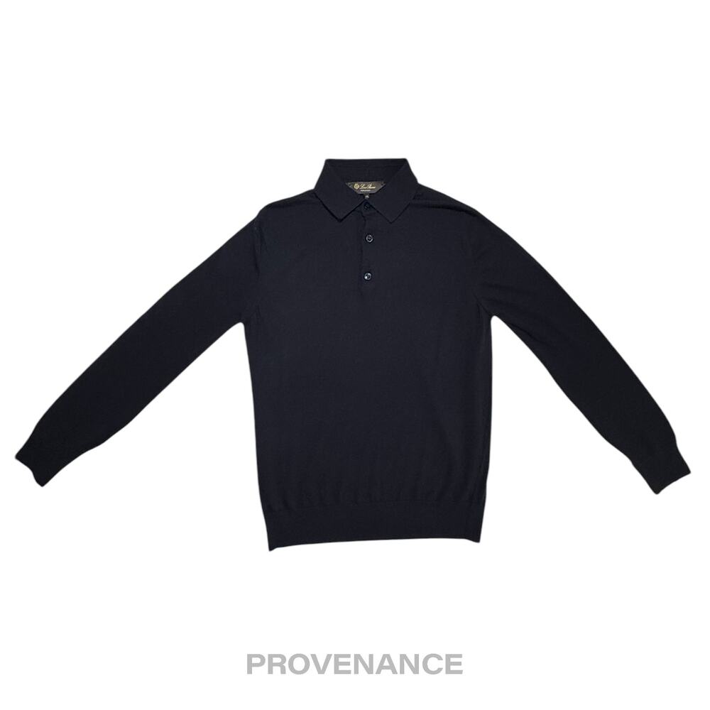 Loro Piana Black Polo Sweatshirt